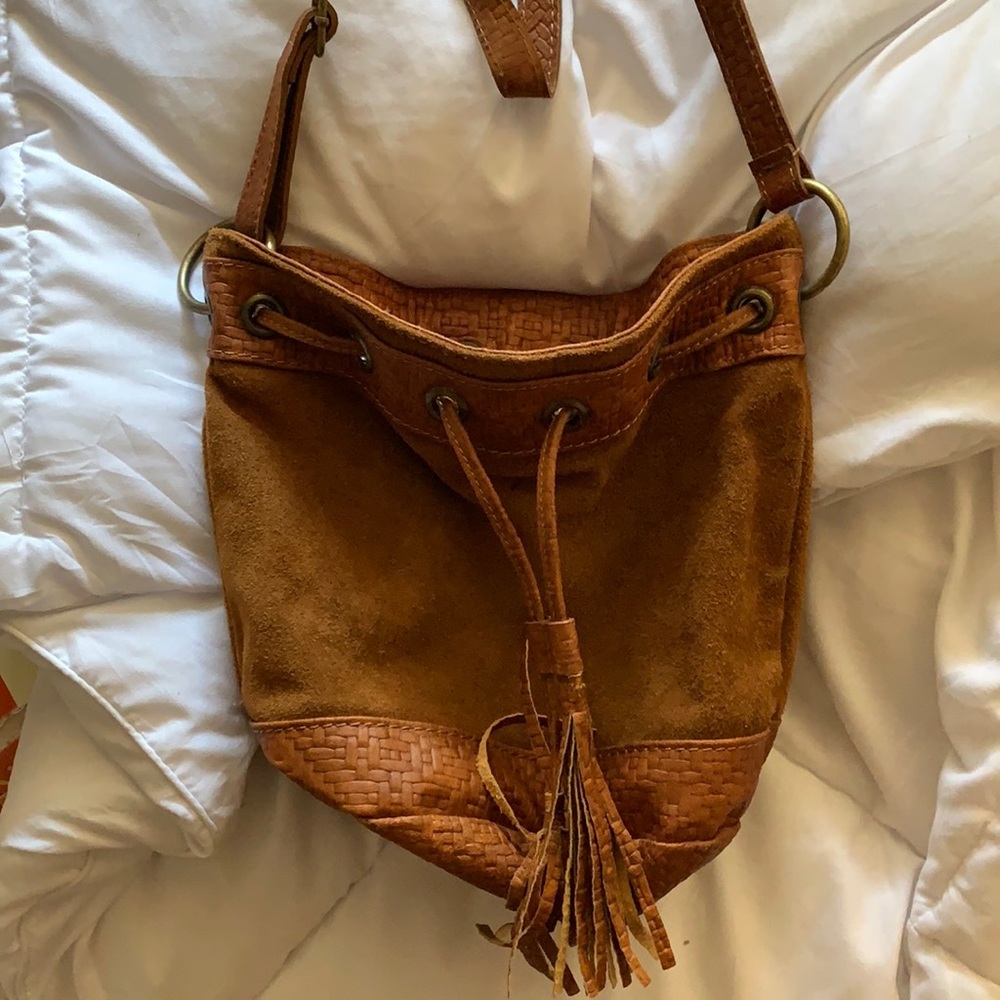 Brown Bucket Bag